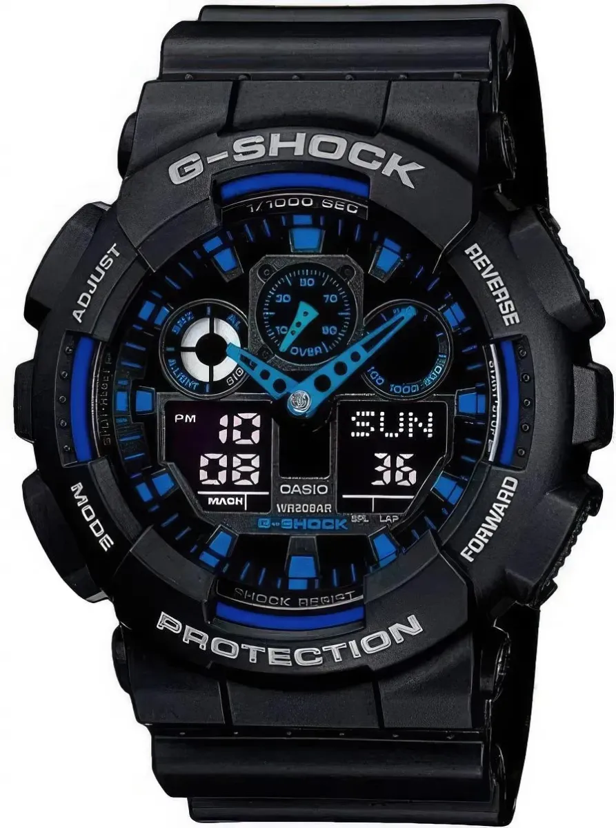 Наручные часы  Casio  G-Shock Casio GA-100-1A2 (фото 1)