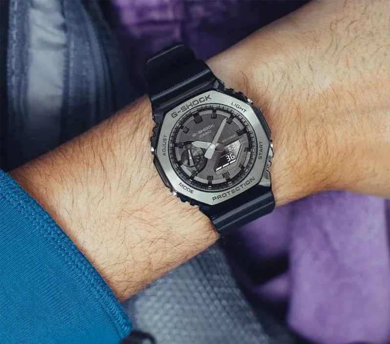 Наручные часы  Casio  G-Shock Casio GM-2100BB-1A (фото 7)