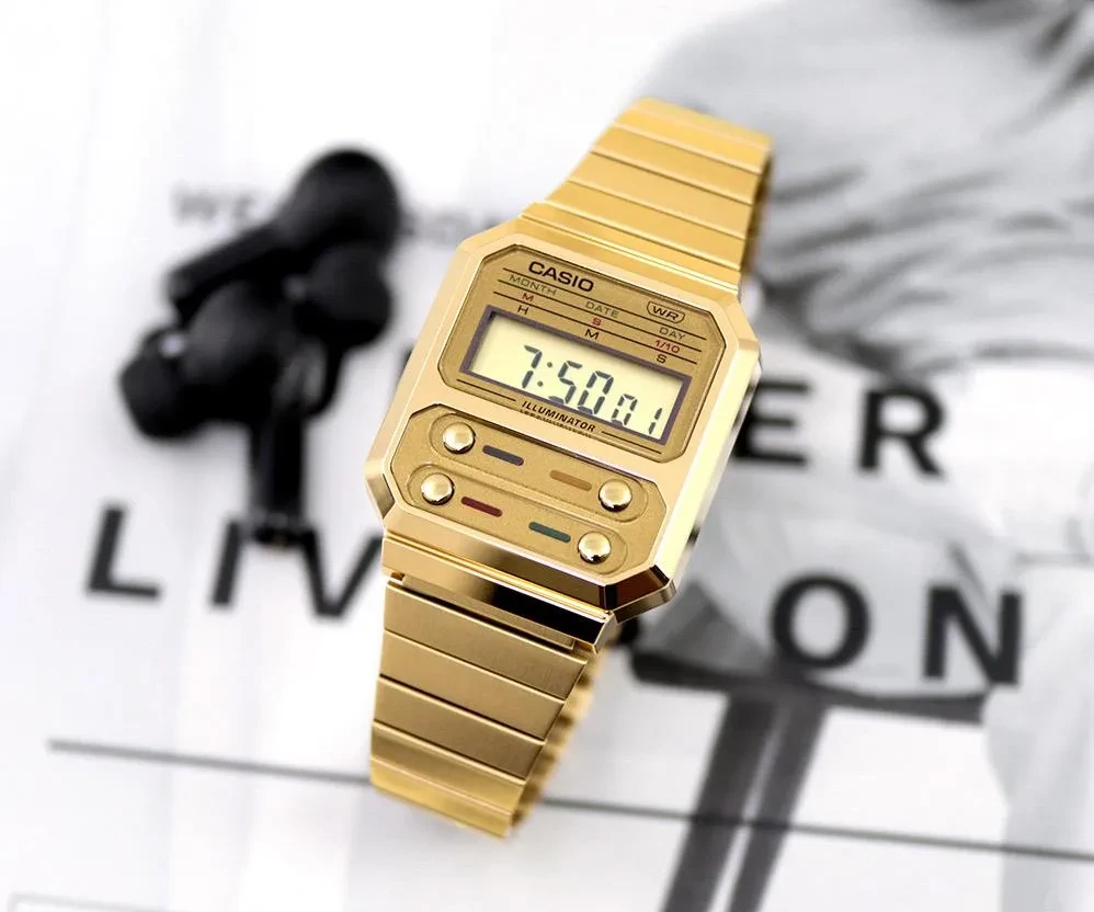 Часы  Casio  Vintage Casio A-100WEG-9A (фото 5)