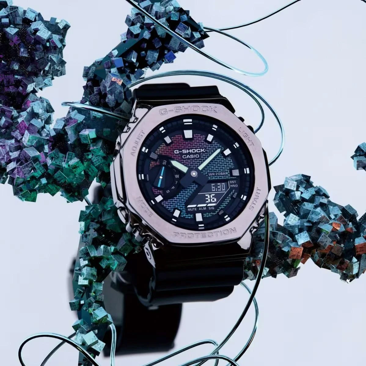 Часы  Casio  G-Shock Casio GM-2100RW-1A (фото 8)