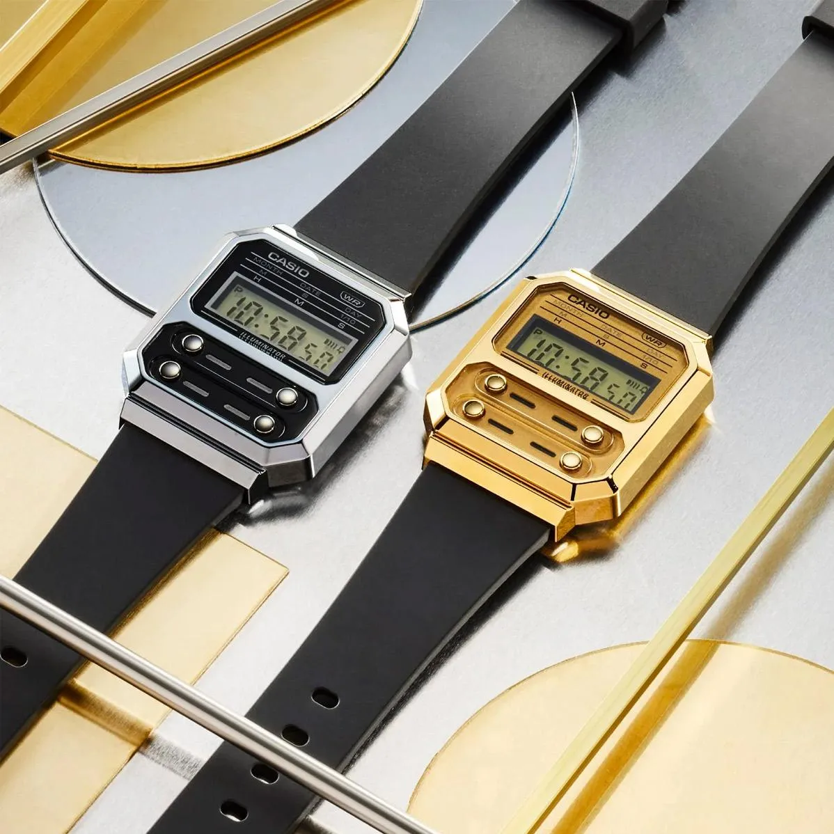 Наручные часы  Casio  Vintage Casio A-100WEFG-9A (фото 3)