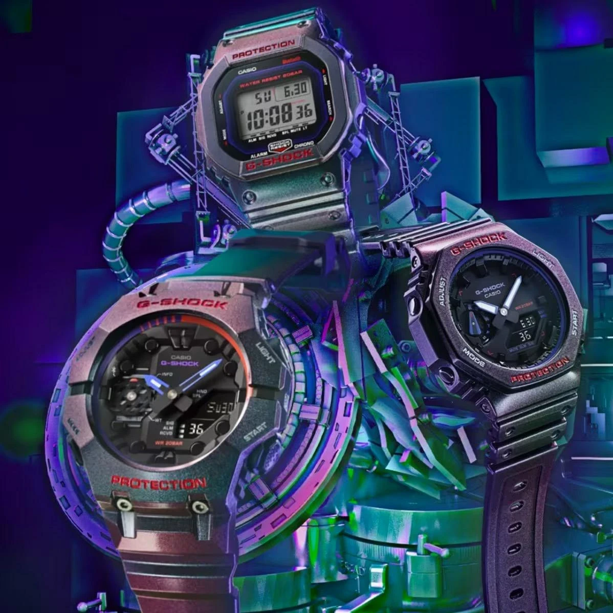 Часы  Casio  G-Shock Casio GA-B001AH-6A (фото 5)