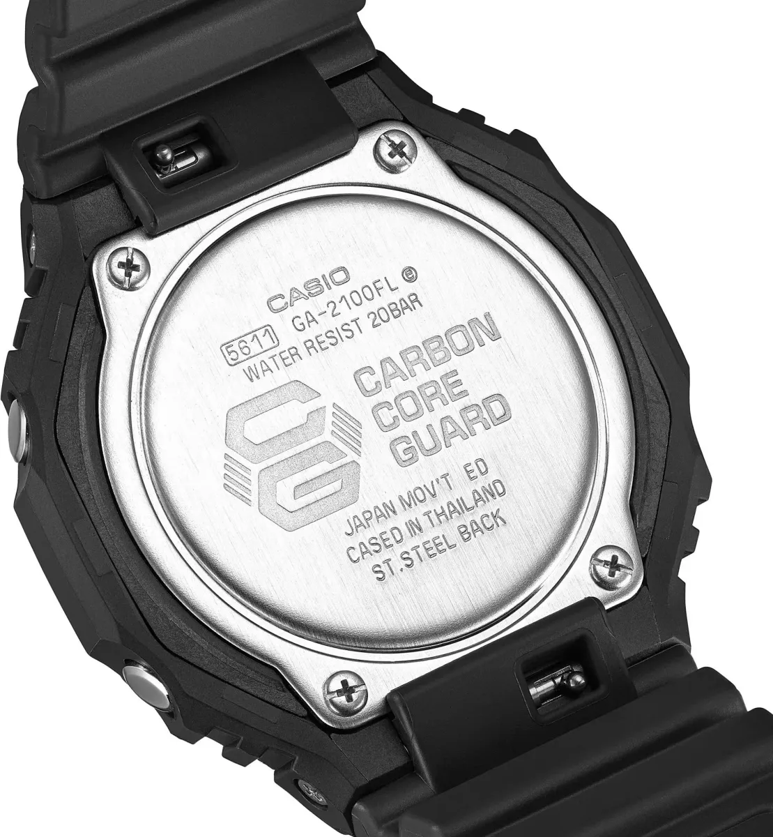 Часы  Casio  G-Shock Casio GA-2100FLS-8A2 (фото 8)