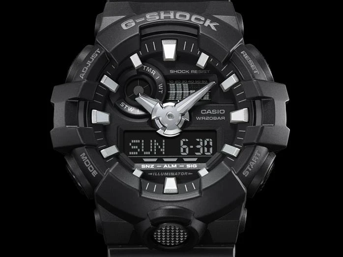 Часы  Casio  G-Shock Casio GA-700-1B (фото 9)