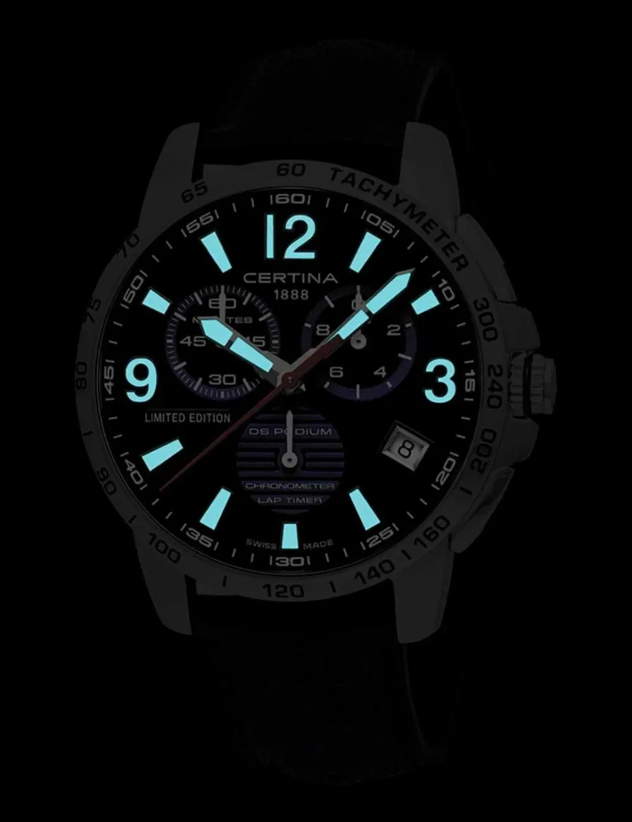 Наручные часы  Certina  Ds Podium Chronograph Lap Timer Certina C034.453.16.057.20 (фото 2)