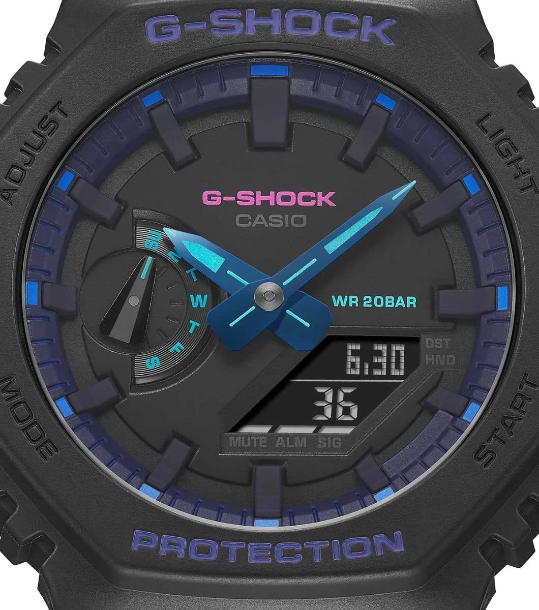 Часы  Casio  G-Shock Casio GA-2100VB-1A (фото 7)