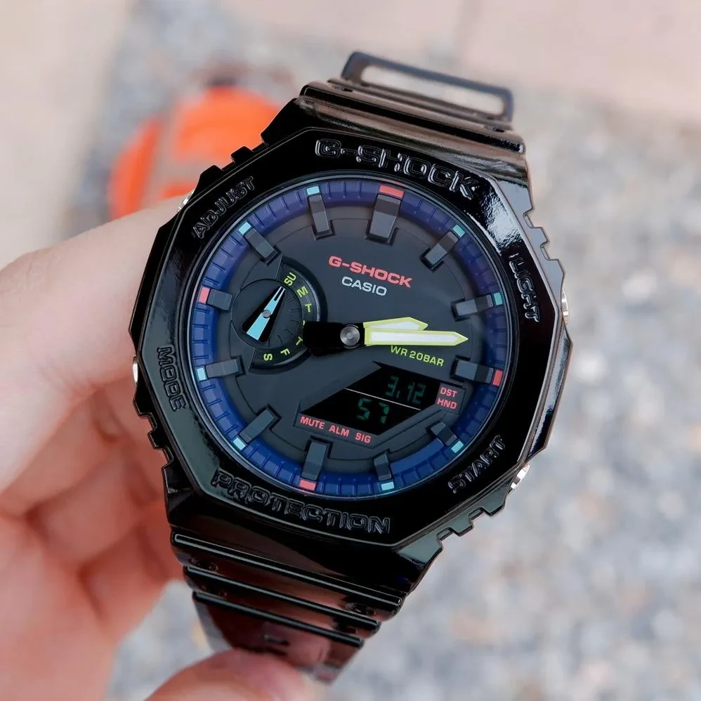 Часы  Casio  G-Shock Casio GA-2100RGB-1A (фото 10)