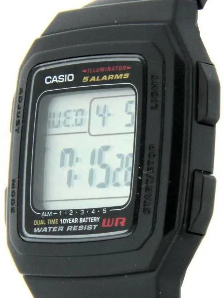 Наручные часы  Casio  Collection Casio F-201WA-1A (фото 3)