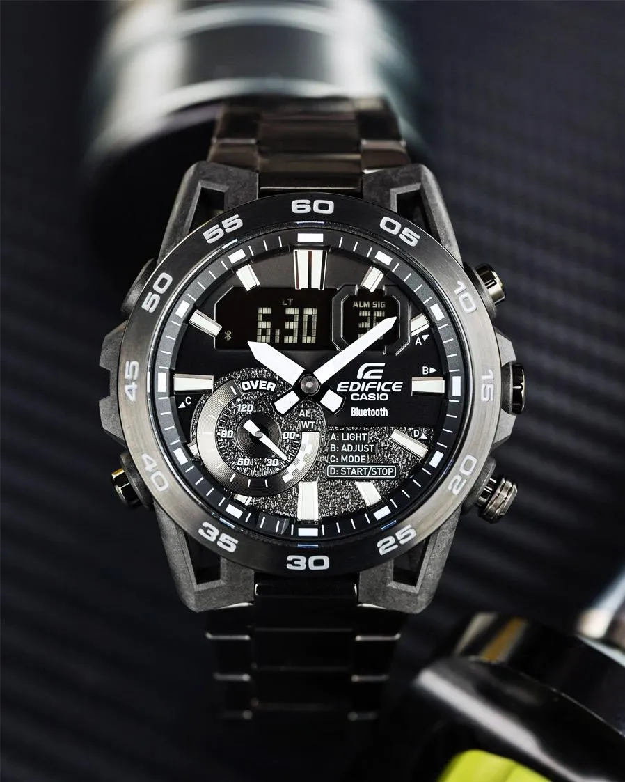 Наручные часы  Casio  Edifice Casio ECB-40BK-1A (фото 4)