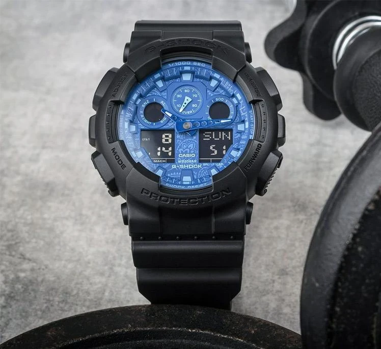 Часы  Casio  G-Shock Casio GA-100BP-1A (фото 6)