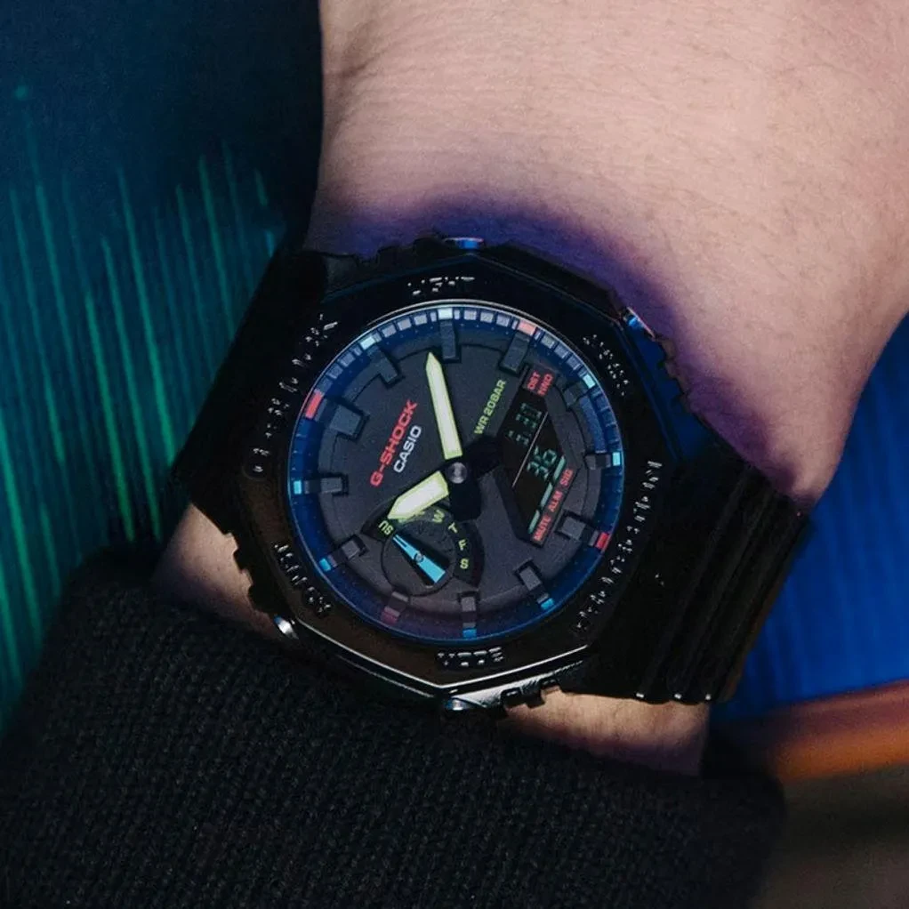 Часы  Casio  G-Shock Casio GA-2100RGB-1A (фото 9)