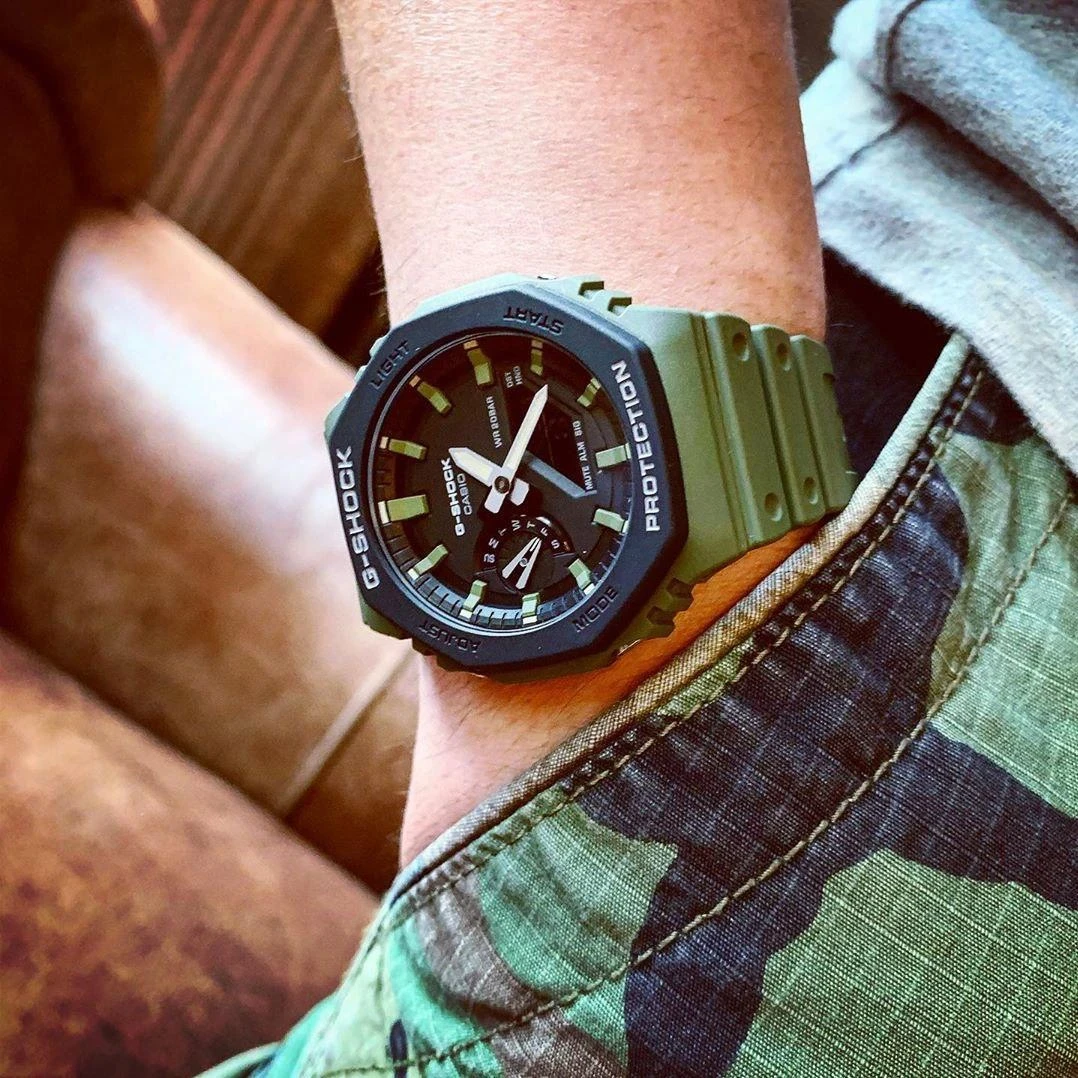 Часы  Casio  G-Shock Casio GA-2110SU-3A (фото 11)