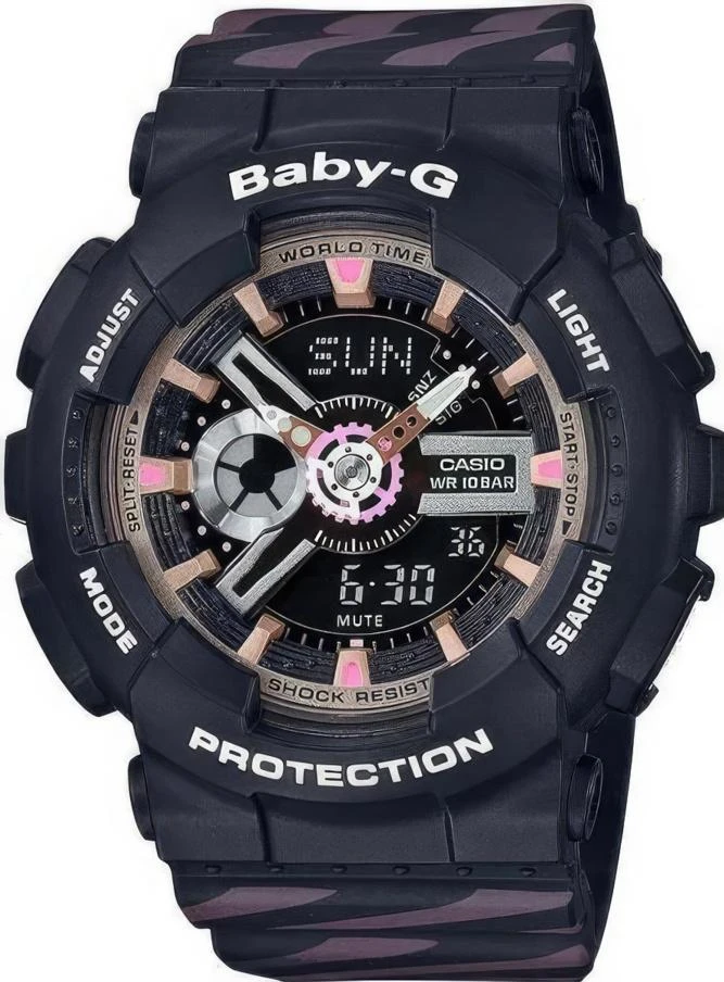 Наручные часы  Casio  Baby-G Casio BA-110CH-1A (фото 1)