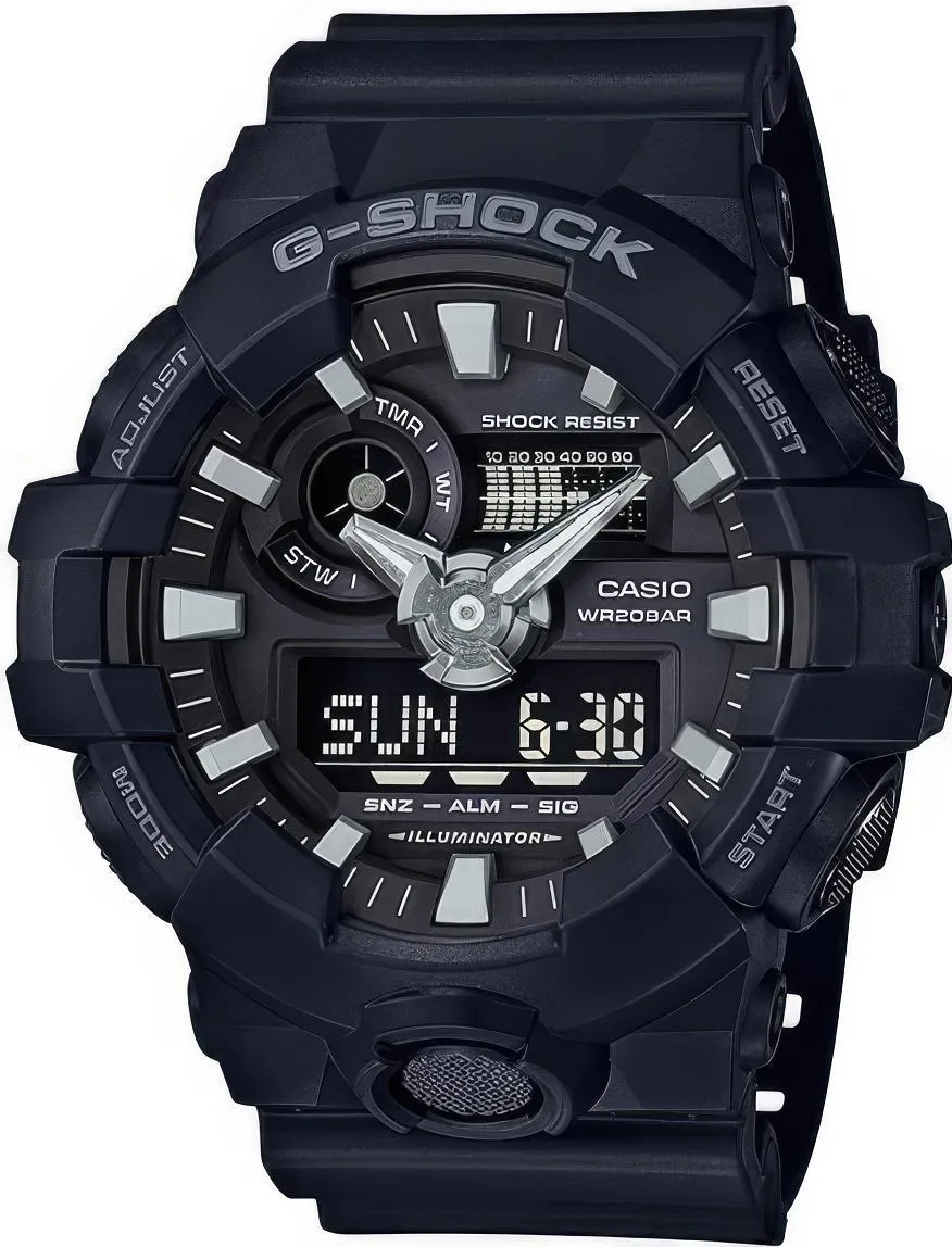 Наручные часы  Casio  G-Shock Casio GA-700-1B (фото 1)