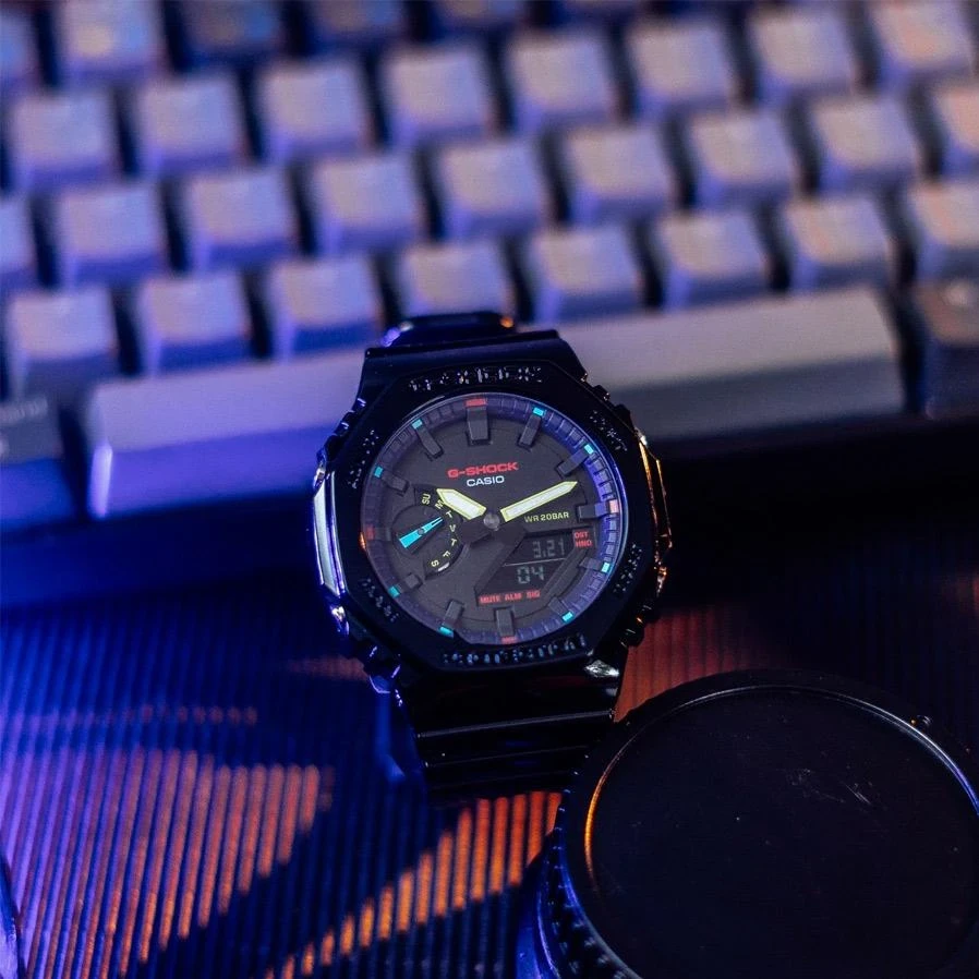 Часы  Casio  G-Shock Casio GA-2100RGB-1A (фото 11)