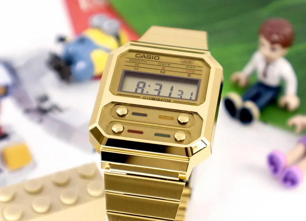 Часы  Casio  Vintage Casio A-100WEG-9A (фото 7)