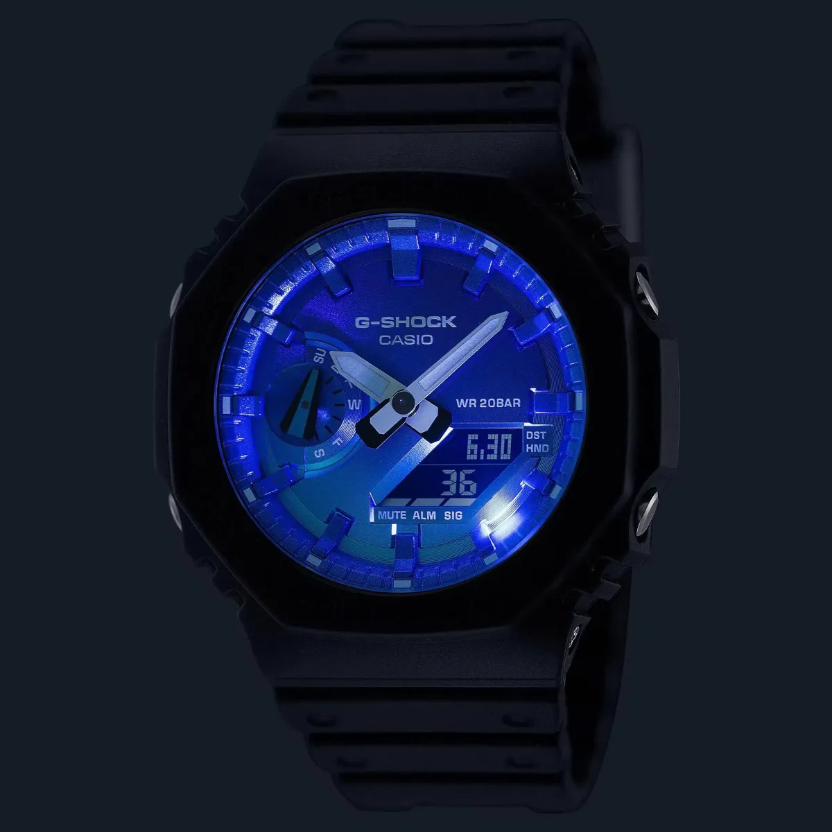 Часы  Casio  G-Shock Casio GA-2100FLS-8A2 (фото 6)