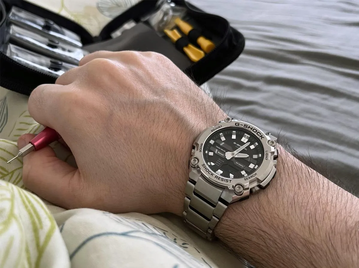 Наручные часы  Casio  G-Shock Casio GST-B600D-1A (фото 5)