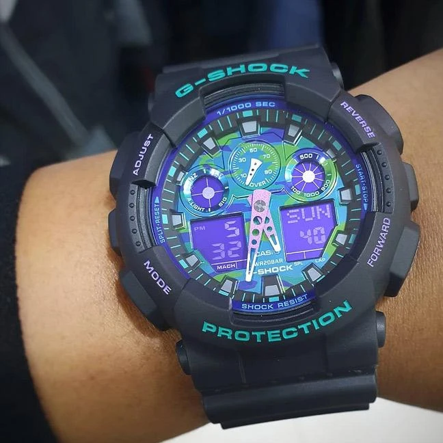 Наручные часы  Casio  G-Shock Casio GA-100BL-1A (фото 6)