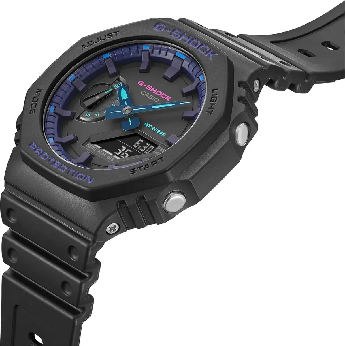 Часы  Casio  G-Shock Casio GA-2100VB-1A (фото 6)