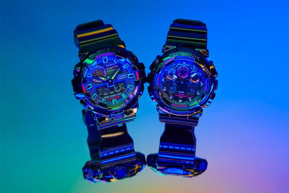 Часы  Casio  G-Shock Casio GA-100RGB-1A (фото 8)