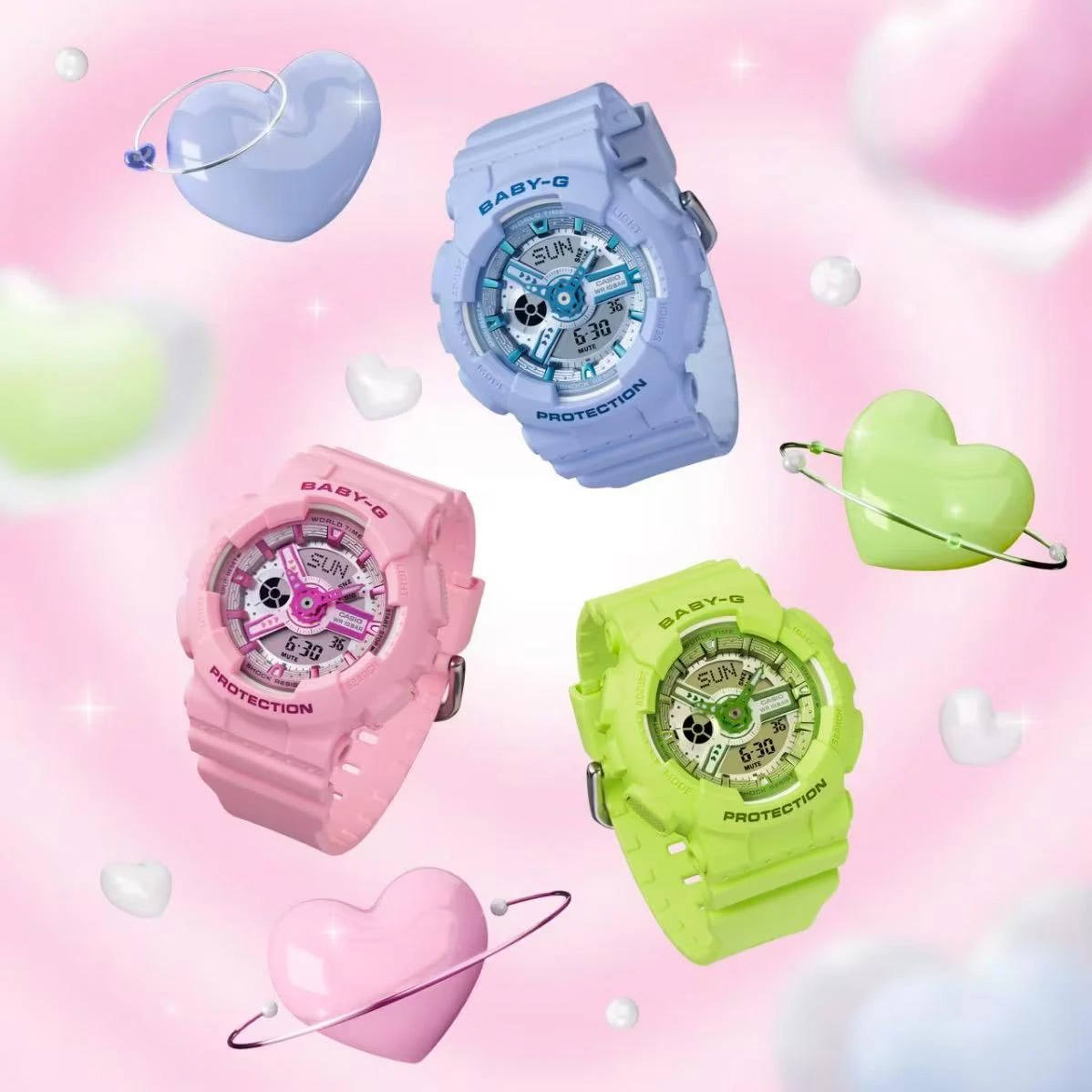 Наручные часы  Casio  Baby-G Casio BA-110YK-3A (фото 4)