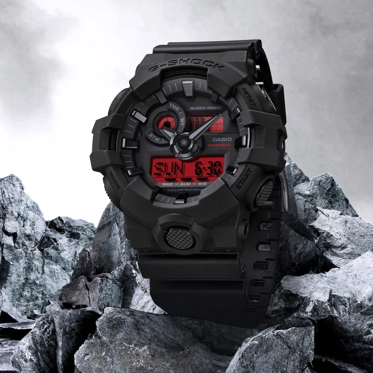 Часы  Casio  G-Shock Casio GA-700BBR-1A (фото 5)