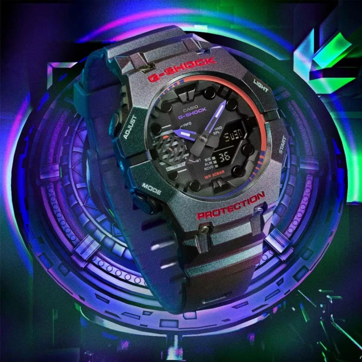 Часы  Casio  G-Shock Casio GA-B001AH-6A (фото 3)