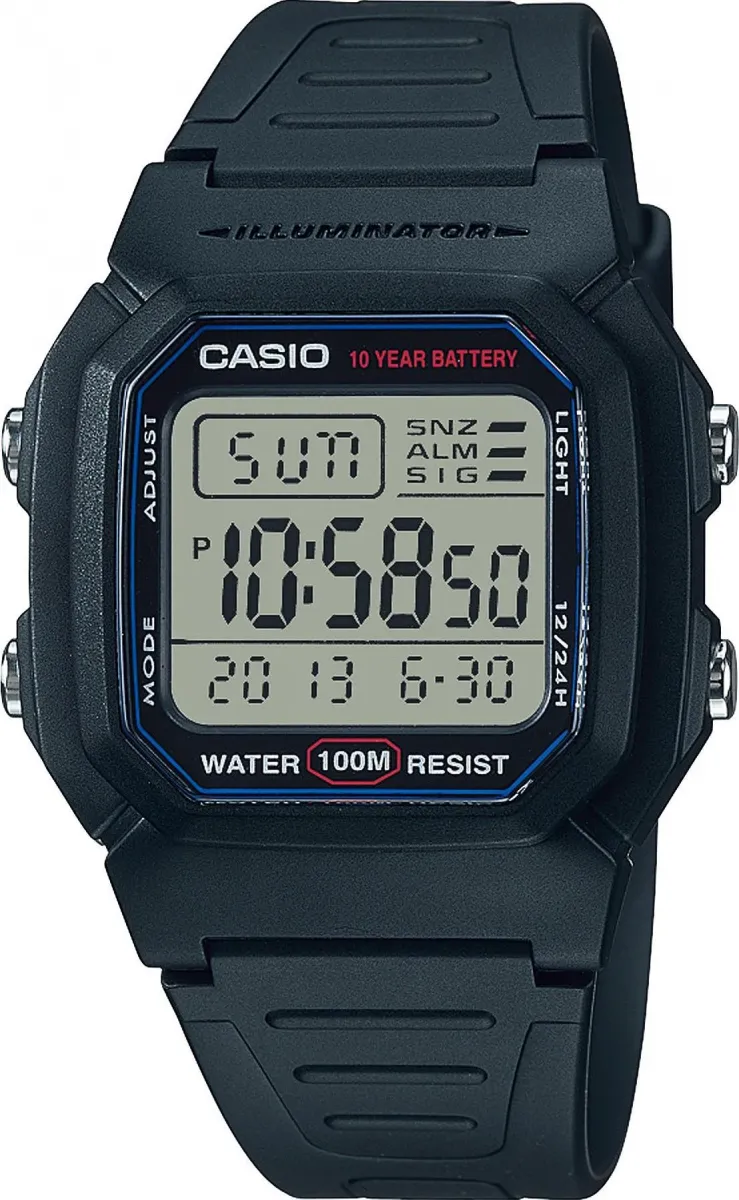 Наручные часы  Casio  Collection Casio W-800H-1A (фото 1)