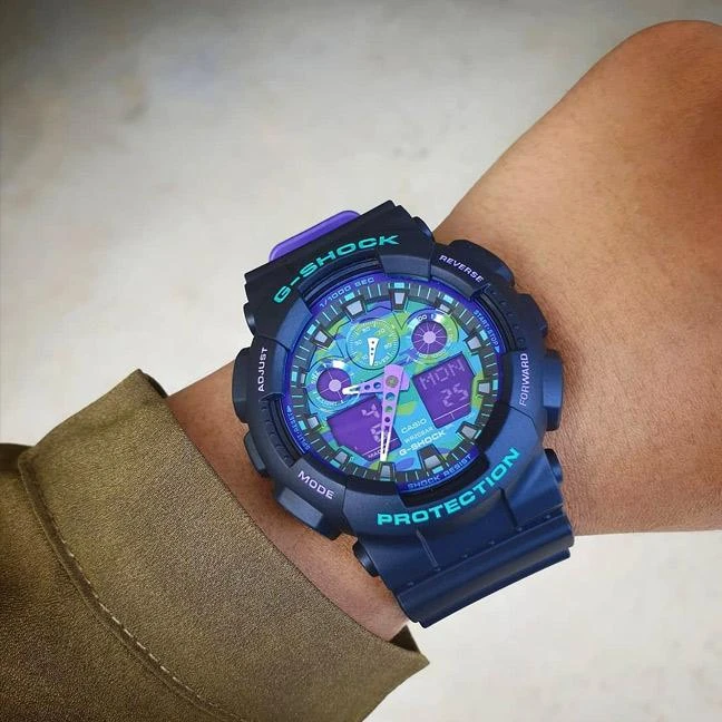 Наручные часы  Casio  G-Shock Casio GA-100BL-1A (фото 7)
