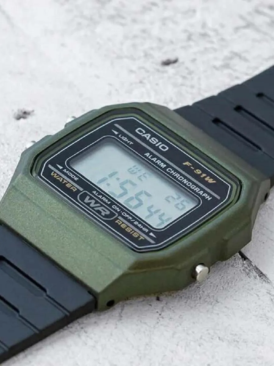 Часы  Casio  Vintage Casio F-91WM-3A (фото 4)