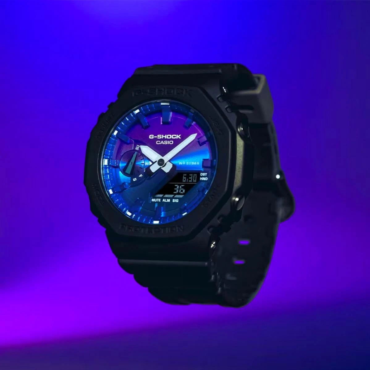Часы  Casio  G-Shock Casio GA-2100FL-1A (фото 3)
