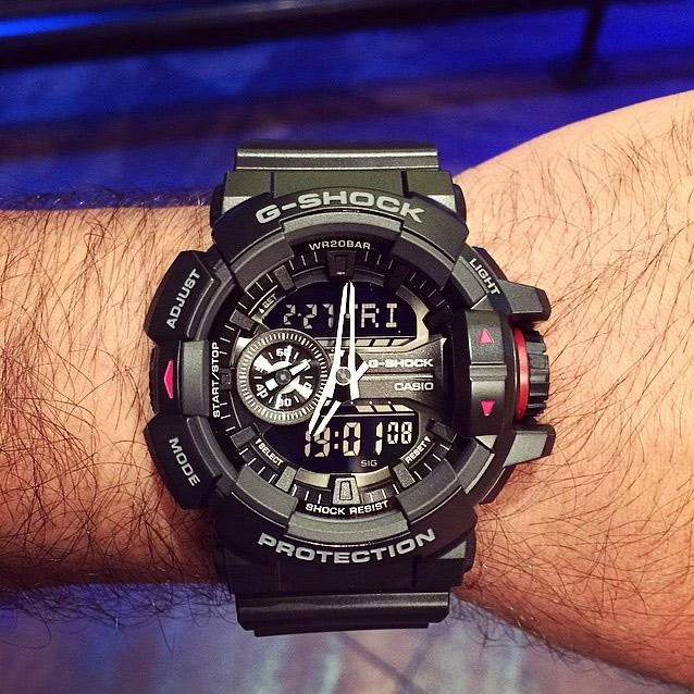 Часы  Casio  G-Shock Casio GA-400-1B (фото 9)