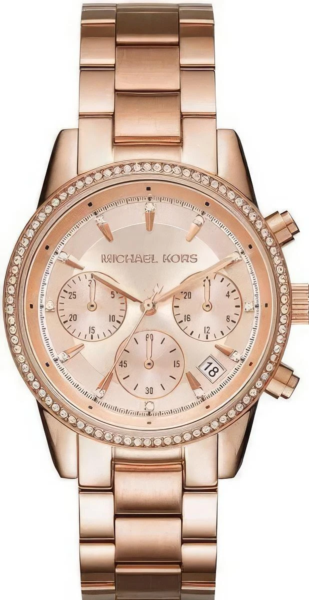 Наручные часы  Michael Kors  Rose Gold-Tone Michael Kors MK6357 (фото 1)