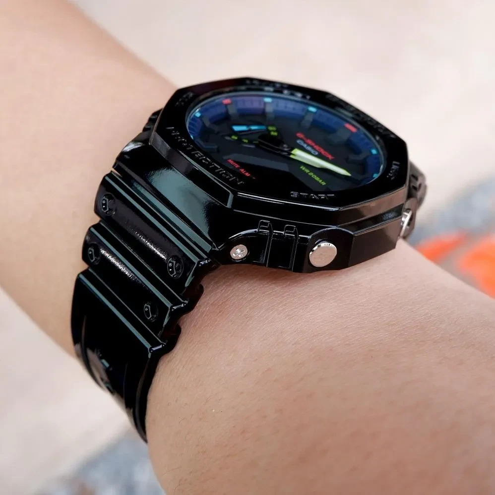 Часы  Casio  G-Shock Casio GA-2100RGB-1A (фото 5)