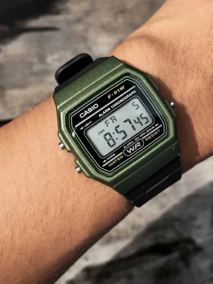 Часы  Casio  Vintage Casio F-91WM-3A (фото 6)