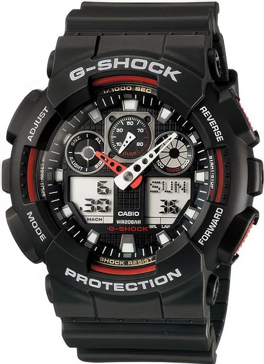 Наручные часы  Casio  G-Shock Casio GA-100-1A4 (фото 1)