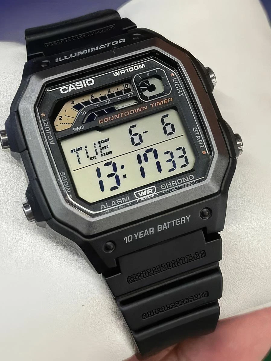 Часы  Casio  Sports Casio WS-1600H-8A (фото 5)