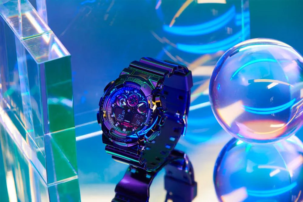 Часы  Casio  G-Shock Casio GA-100RGB-1A (фото 6)
