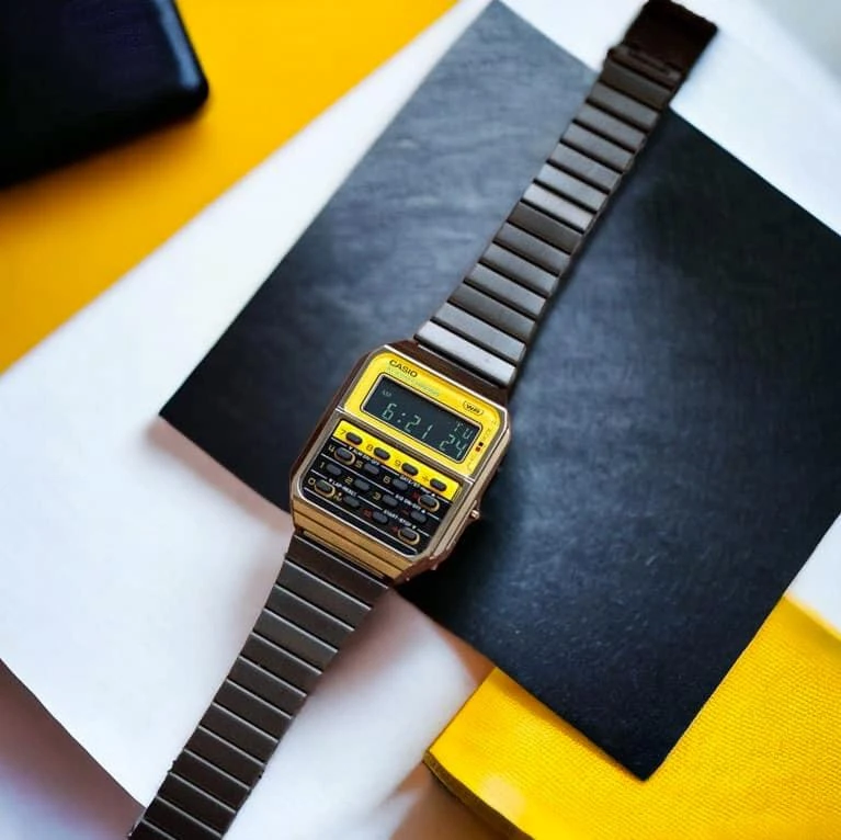 Наручные часы  Casio  Vintage Casio CA-500WEGG-9B (фото 7)