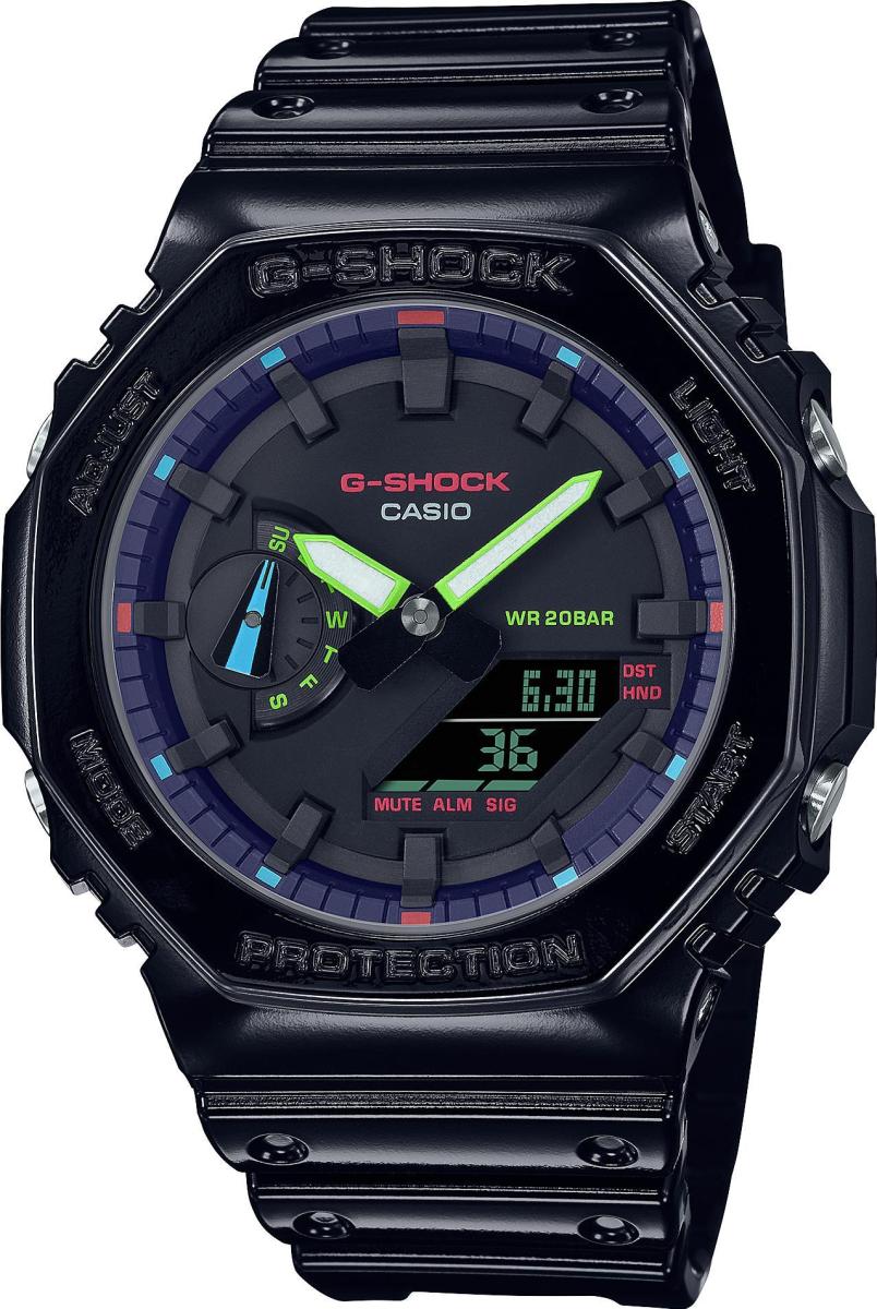 Наручные часы  Casio  G-Shock Casio GA-2100RGB-1A (фото 1)