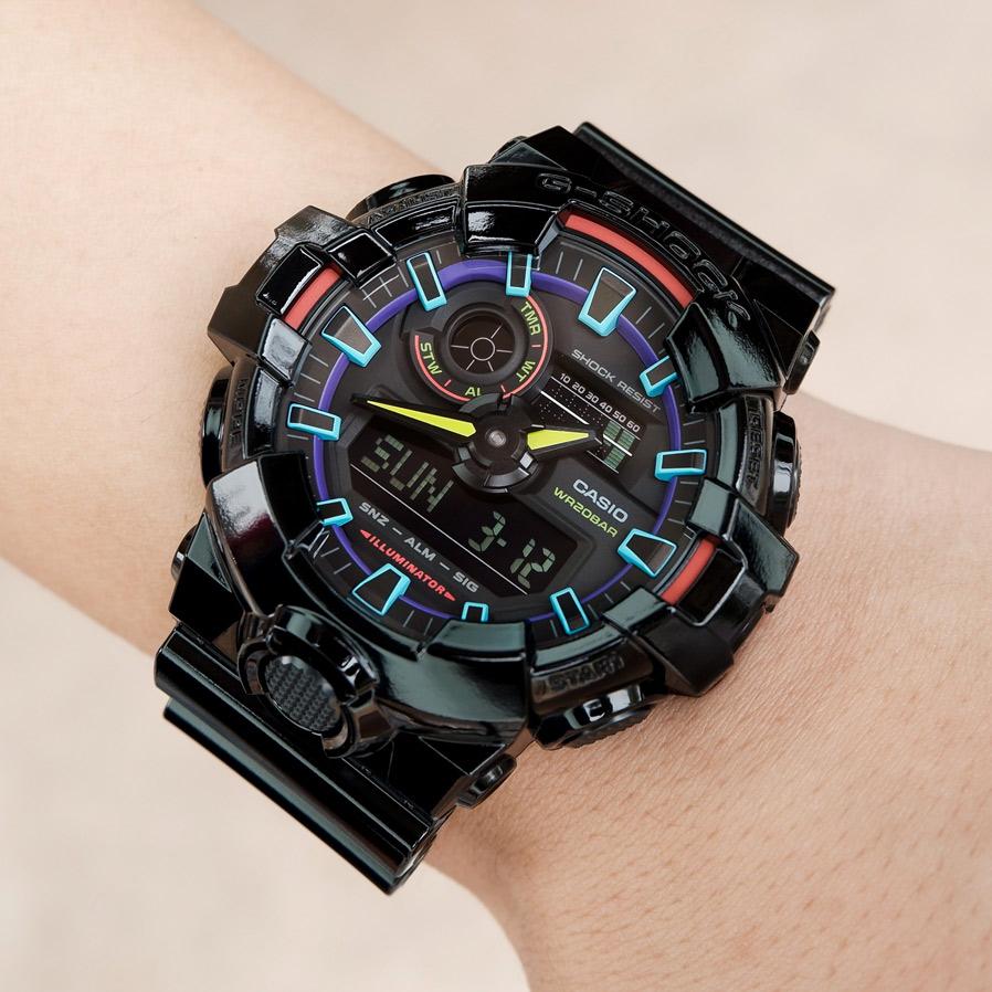 Наручные часы  Casio  G-Shock Casio GA-700RGB-1A (фото 10)