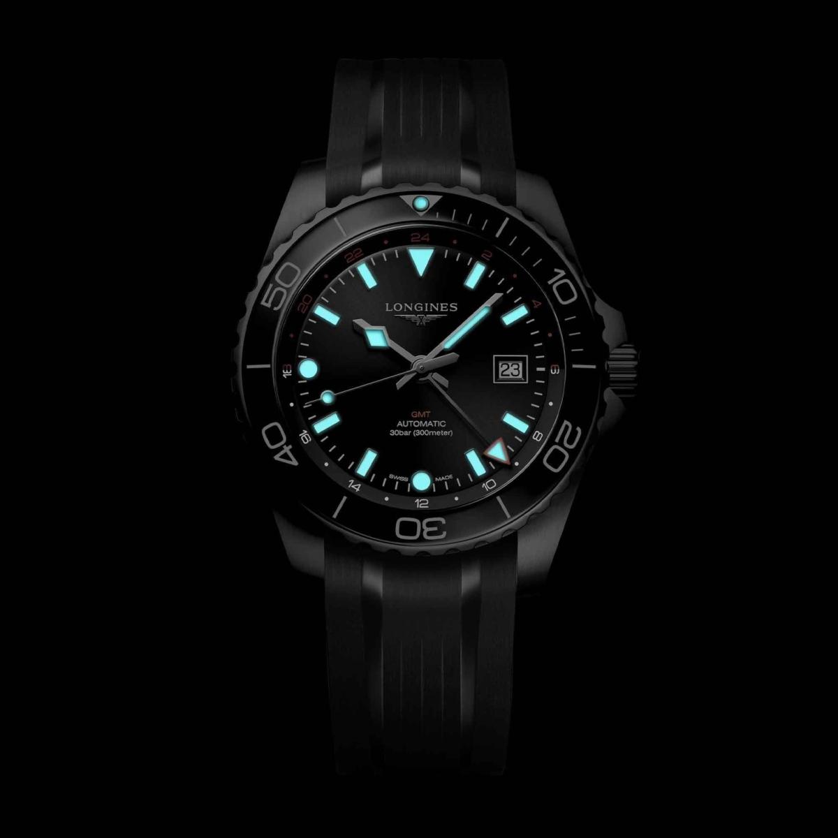 Наручные часы  Longines  HydroConquest GMT Longines L3.890.4.56.9 (фото 6)