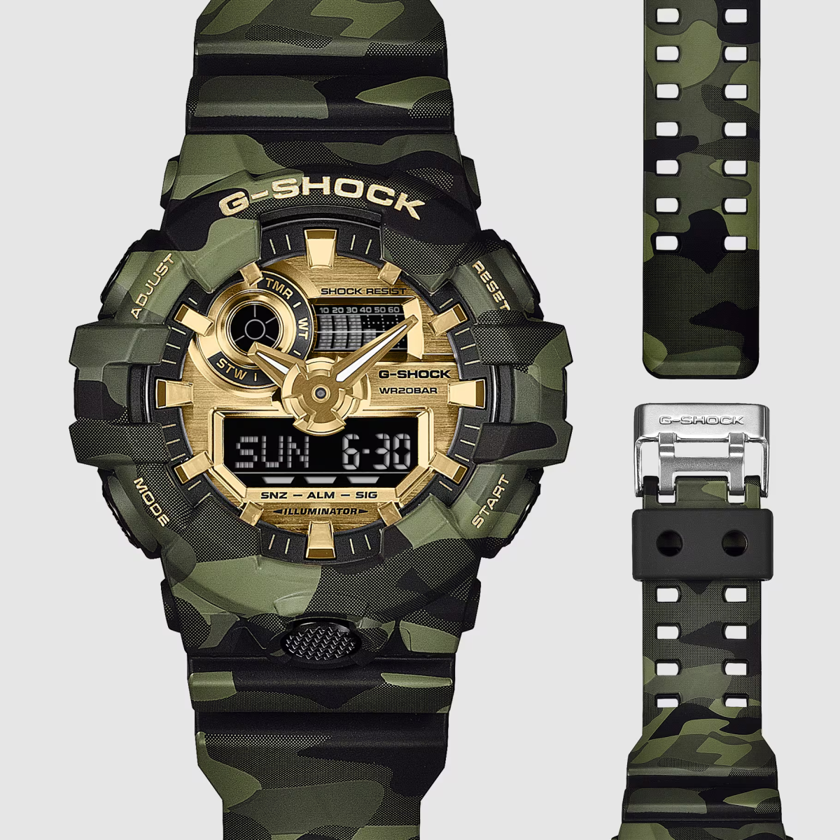 Наручные часы  Casio  G-Shock Casio GA-700CMG-3A (фото 4)