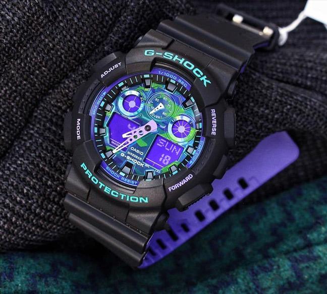 Наручные часы  Casio  G-Shock Casio GA-100BL-1A (фото 3)