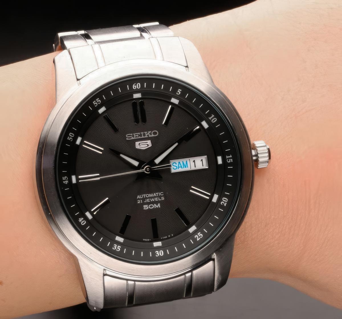 Наручные часы  Seiko  Seiko 5 Seiko SNKM87K1 (фото 4)