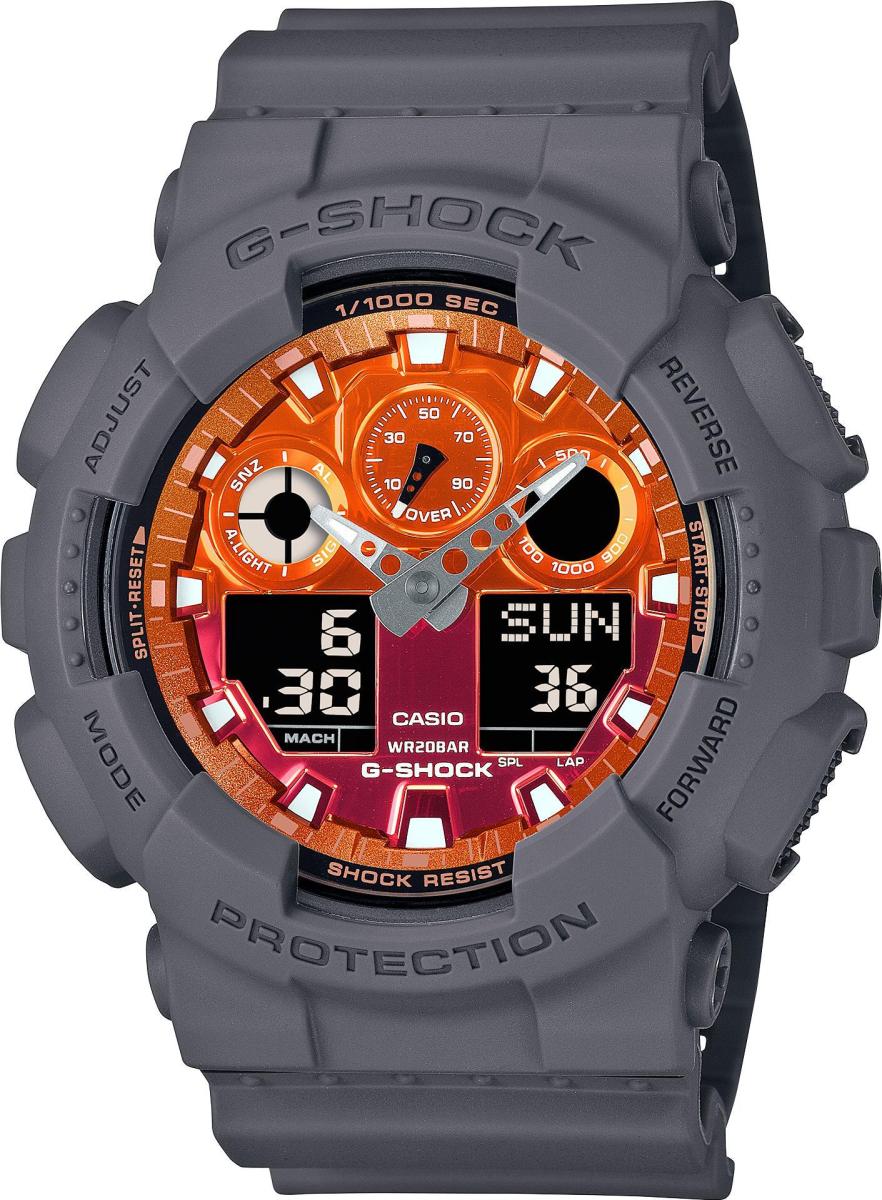 Наручные часы  Casio  G-Shock Casio GA-100FL-8A (фото 1)