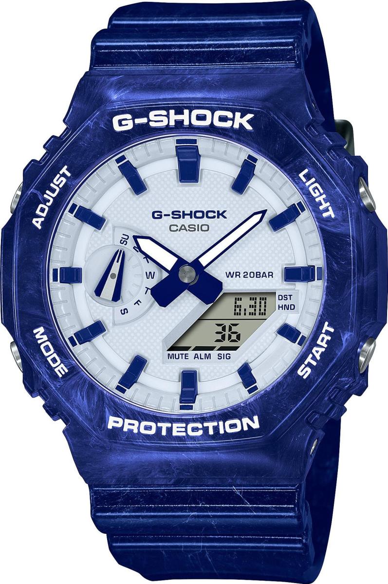 Наручные часы  Casio  G-Shock Casio GA-2100BWP-2A (фото 1)