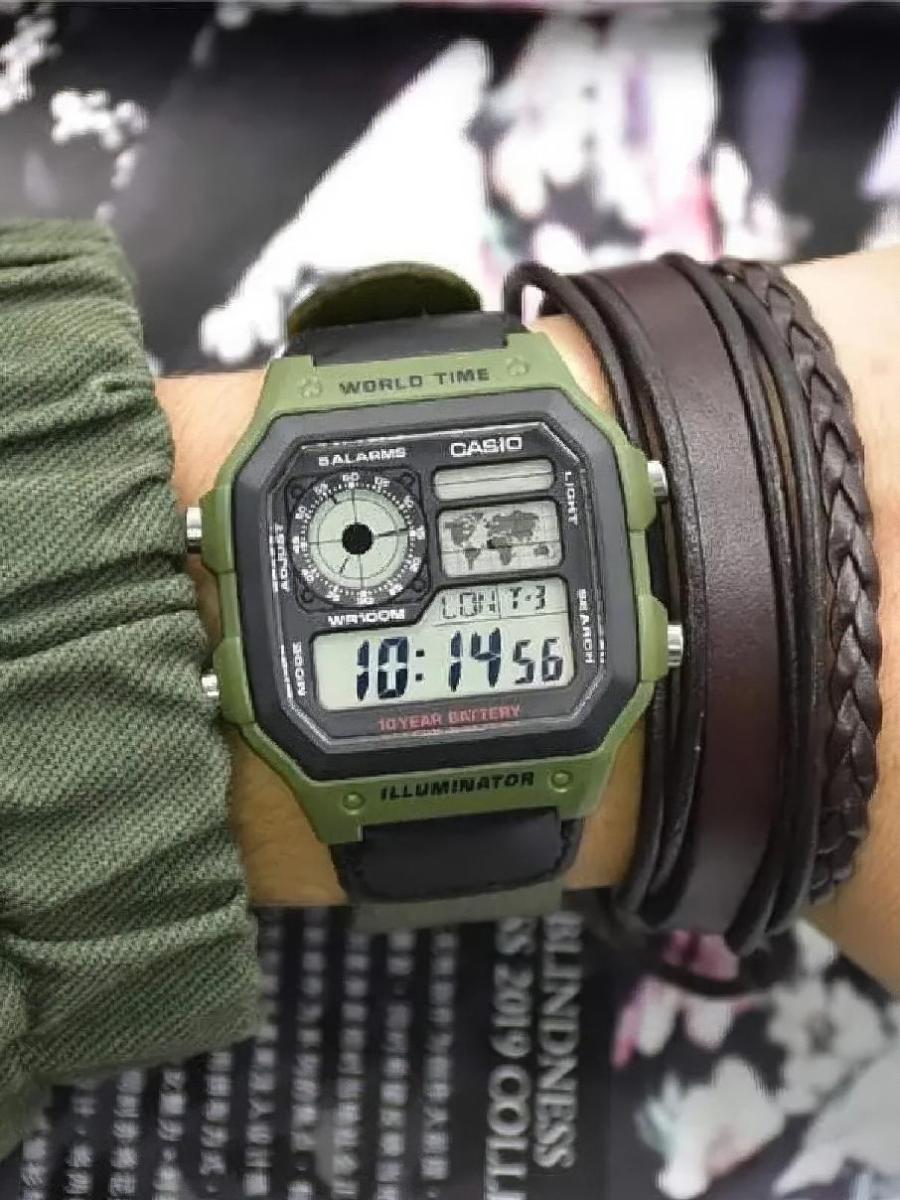 Наручные часы  Casio  Collection Casio AE-1200WHB-3B (фото 5)