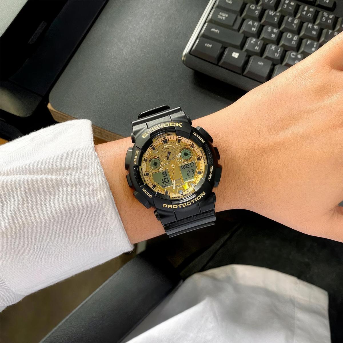 Наручные часы  Casio  G-Shock Casio GA-100GGB-1A9 (фото 2)